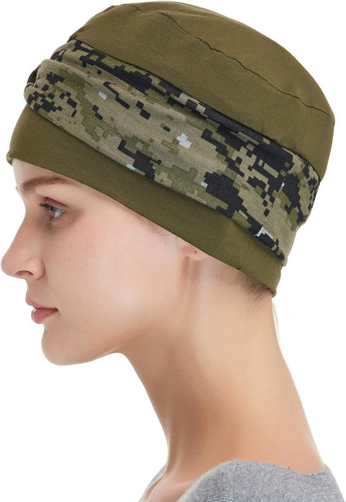 Bamboo Double Layered Comfort Beanie for Cancer Patient, Chemo Patient, Hats for Cancer Chemo Patients Women...