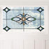 InHome NH2424: Blue Meridan Stained Glass Decal 17. 35 x 9 inches...