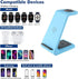 Wireless Charger Stand,YOCUNKER 3 in 1 Qi Fast Wireless Charging Station Dock for Apple Watch7/SE/6/5/4/3/2, Airpods Pro/3/2, iPhone 14/13/13 Pro/...