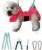 Dog Grooming Hammock,2024 New Barbie Pink Small Dog Hammock for Nail Trim,Dog Hanging Harness for Claw Care,Dog Grooming Sling Holder with Thick F...