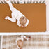 GRSSDER Soft Muslin Crib Sheet 1 Pack, 100% Cotton Crib Sheets for Boys and Girls, Fit Standard Crib Mattresses 52" x 28" Safe and Snug, Fall Yell...