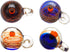 Jovivi Unique Design Glass Universe Ball Necklace Galaxy Planet Pendant Nebula Ribbon Vortex Cosmos Series...