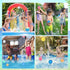Glimzify12 Pcs Magnetic Reusable Water Balloons Quick Fill Toys for Toddlers Outdoor Pool Toys, Self Sealing Splash Ball Water Bomb Silicone Refil...