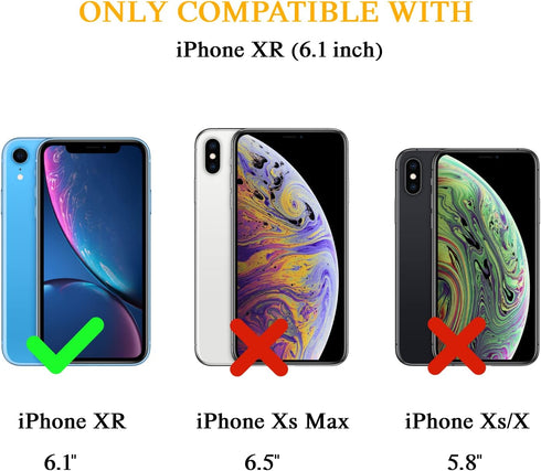 Cute Pink Christmas Tree Case Compatible with iPhone XR, Winter Christmas Case for iPhone XR for Teens Men and Women, Cool TPU Bumper Phone Case C...