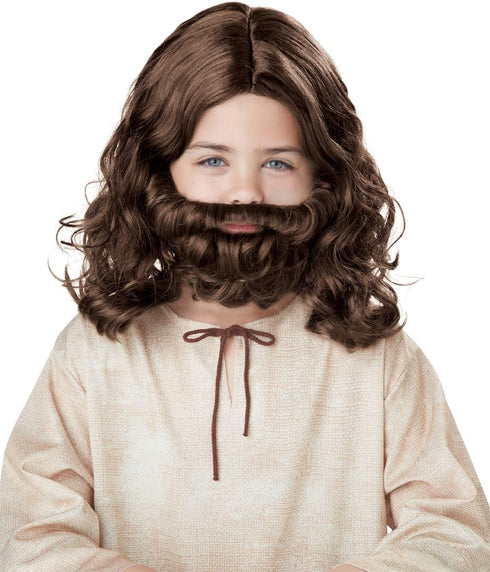 California Costumes Jesus Wig & Beard Child Costume, Acc...