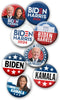 8-Pack Mini 1 Inch Buttons - Joe Biden for President Lapel Pins Assorted Biden Harris 2024 - Design 6004...
