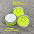 4Pcs Small Circular Bubble Levels with Double Sided Adhesive Bottom Mini Little Stick-on Bubble Spirit Level Measuring Layout Tools Levels (25x10m...