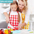 Kids Knife 4-Piece with Cutting Board - Toddler Knife Set Children's Cooking Nylon Knives - Serrated Edges and Firm Grip Suitable for Cutting Sala...