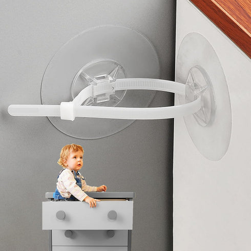 15 Pair Furniture Anchors for Baby Proofing, No Drill Upgraded Self-Adhesive Secure 168 Pound Furniture Prevent Falling Anti Tip Earthquake Straps...