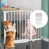 8 PCS Support Feet for Pet Gate Plastic Triangle Reinforcement Fitting Stable Isolation Fence Gate Free Standing Pet Gate Dog Panel Fence Panels f...