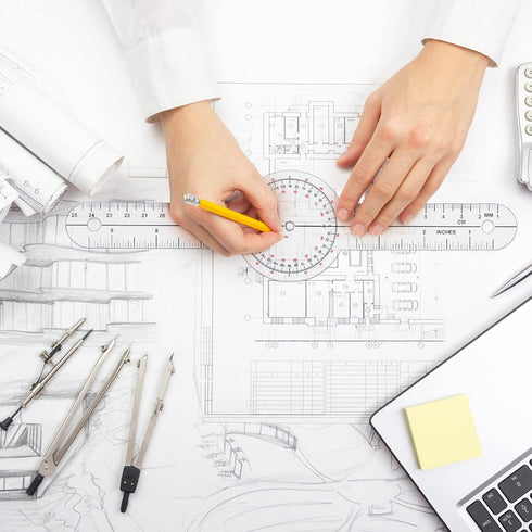 12 Inch Goniometer Transparent Orthopedic Angle Ruler Plastic Goniometer 360 Degree for Body Measuring Tape Goniometer Protractor Ruler (6 Pieces)...