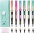 LUTER 6pcs Inkless Pencils, Infinity Pencils with Erasers and 6 Replacement Nibs, Reusable Pencil for Students Eternal Pencil for Writing Drawing ...
