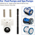 360289 Left Drive Kit Pool Cleaner Replacement Parts Bearings for Pentair Kreepy Krauly Rebel & Kreepy Krauly Warrior Pool Automatic Suction Clean...