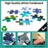 500 Pieces Puzzles for Adult Jigsaw Puzzle 500 Piece Puzzle Children Elderly Puzzle Mountain Forest Lake Puzzle Gift for Mom Dad Family Friend Fam...