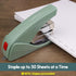 AFMAT Effortless Stapler for Desk, 50 Sheet Capacity, Low Force, Built-in Staple Remover, One Finger Touch Stapling Desktop Stapler, Portable & Sp...