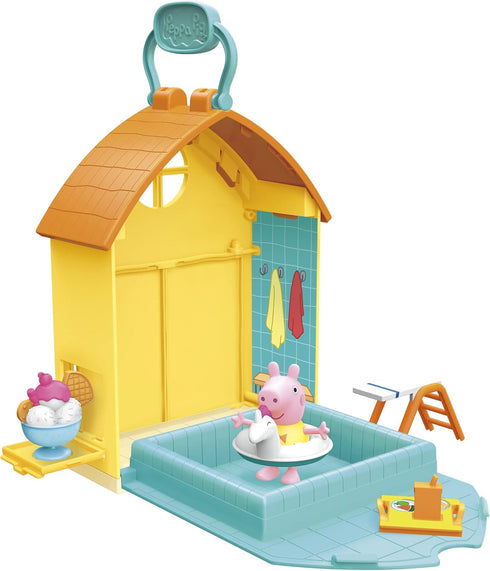 Peppa Pig Peppa’s Adventures Peppa’s Swimming Pool Fun Playset Preschool Toy, includes 1 Figure and 4 Accessories, Ages 3 and Up...