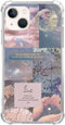 Celestial Collage Case Star Zodiac Cover for iPhone 13, Blue Aesthetic Celestial Collage Case for Girls Boys Women Men, Unique Trendy TPU Bumper C...