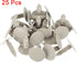 uxcell 25 Pcs 8mm Car Retainers Plastic Splash Weatherstrip Mat Clip...