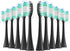 Replacement Toothbrush Heads 10 Pack Compatible with AquaSonic Black Series, Vibe Series, Black Series pro, and Duo Series pro Electric Toothbrush...