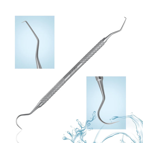 Dental Teeth Cleaning Care Kit of 2 Pcs with Tooth Pick & Mouth Mirror...