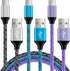 Android Charger USB C Cord Samsung C Charger Cable Fast Charging Power Wire 6FT 3Pack for iPhone 15 Samsung Galaxy S24 S23 Ultra S22 S21 S20 FE No...