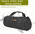 12 Inch Small Tool Bags for Men,Wide Mouth Zipper Tool Storage Bag,Large Capacity Canvas Tool Tote Bag,Portable Multi-Function Tool bag for Storag...