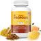 Bee Pollen Propolis Royal Jelly Extract with Carob, Pure Immune Support Supplement, Gluten-Free, Vegetarian Capsules, 1000 mg...