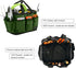 Gardening Tote Bag, Deluxe Garden Tool Storage Bag and Home Organizer with Pockets, Wear-resistant & Reusable, 14 Inch, Dark Green...