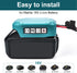 Power Wheel Battery Adapter for Makita 18V LXT Battery with Fuse&Switch 14 AWG Connector for BL1850B,BL1860B,BL1830B,BL1840B,BL1820B for DIY Rc Ca...