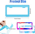 Geiserailie 2 Pieces License Plate Frame Silicone Moulds Car Plate Resin Epoxy License Cover Mould for DIY Casting Handmade Crafts Making Supplies...