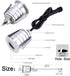 LED Step Lights Outdoor Indoor,1W 12V-24V DC, Waterproof IP67,Aluminum,3000K Warm White,Stair Lighting,Stairway Foot Lamps (A1-Horizontal)...
