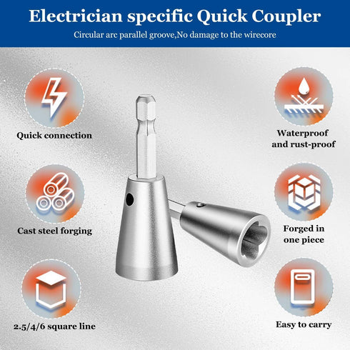 Wire Twisting Tool for Drill, 2024 New Wire Twisting Tool Wire Twister Wire Connector, Wire Stripping and Twisting Tool for Drill, Cable Quick Str...