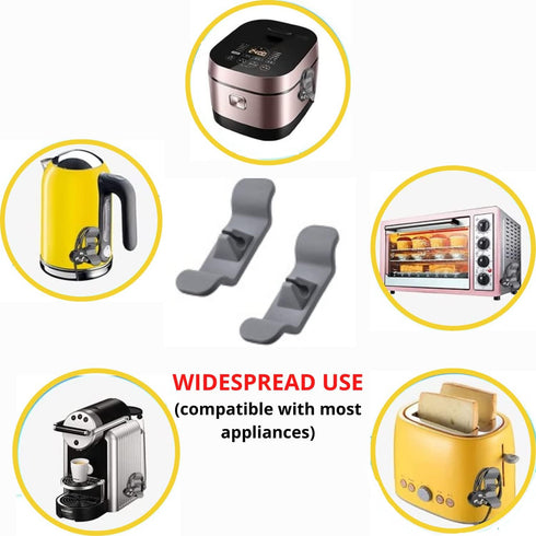 6 Pcs Cord Organizer for Appliances, holder Small Kitchen gadgets,Self adhesive keeper winder Stand Mixers Coffee Maker, Pressure Cooker and Air F...