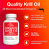 Premium 1000mg Antarctic Krill Oil - Rich in Omega-3, EPA, DHA for Heart, Brain & Joint Health - Pure Astaxanthin Blend, No Fishy Aftertaste...