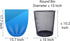 80 Counts Strong Trash Bags - 1.3 Gal Garbage Bags for Small Trash can/Trash Can Liners for Bedroom Home Kitchen Office, fit 5 Liter or less Trash...
