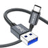 ULT-WIIQ USB A to USB C Cable High Speed 10Gbps Data Transfer USB Type C Cable Fast Charging QC 3.0 AFC Braided USB to USB C Charger Cable for iPh...