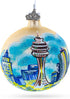 Seattle, Washington Glass Ball Christmas Ornament 3.25 Inches...