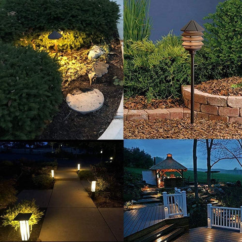 T5 T10 921 194 Wedge Base Landscape 12volt LED Waterproof Light Bulb, 25W Equivalent 3Watt, Warm White 2700K-3000K for Outdoor Landscape RV Camper...