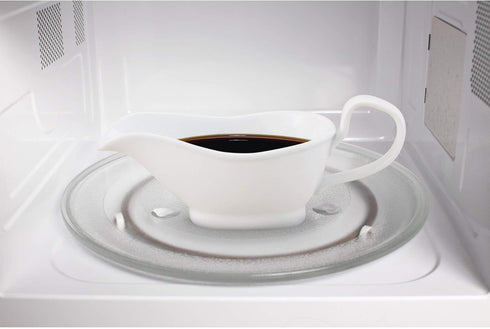 HIC Kitchen Gravy Boat, Fine Porcelain, 8-Ounce...