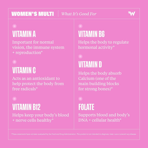 Health by Habit Womens Multi Supplement (60 Capsules) - 23 Essential Vitamins and Minerals, Supports General Health & Wellness, Non-GMO, Sugar Fre...