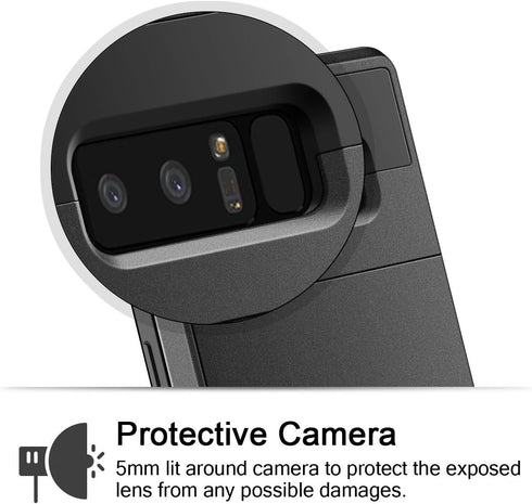 Vofolen Upgraded Case for Galaxy Note 8 Case Wallet Card Holder Slot Dual Layer Hybrid Cover Shockproof Anti-Scratch Protective Hard Shell Tough B...