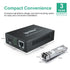 ipolex Gigabit Multi-Mode LC Fiber to Ethernet Media Converter with SFP SX Module, 1.25G Fiber to Copper RJ45, 1000Base-SX to 10/100/1000Base-TX, ...