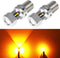 PHINLION 3600 Lumens 1156 7506 Amber LED Turn Signal Light Bulbs Super Bright P21W 1141 2396 7506 LED Bulb for Car Truck Motorcycle RV Blinker Lig...