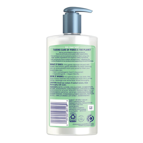Biore Clean Detox Gentle Face Cleanser, Daily Face Wash, Cleansing Detox, Sensitive Skin Cleanser, 6.77 oz...