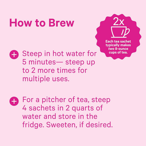 Pink Stork Labor Prep Tea, Organic Red Raspberry Leaf with Chamomile and Rosehip, Caffeine-Free, Pregnancy Must Haves, Labor and Delivery Essentia...