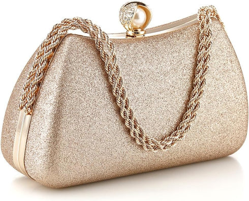 YYW Clutch Purses for Women Formal, Evening Handbags Evening Clutch Vintage Purses Handbags with Detachable Chain...