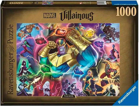 Ravensburger Marvel Villainous: Thanos 1000 Piece Jigsaw Puzzle for Adults - 16904 - Every Piece is Unique, Softclick Technology Means Pieces Fit ...