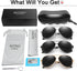 BOTPOV Aviator Sunglasses for Men Women Polarized UV400 Protection Mirrored Lens Metal Frame with Spring Hinges…...