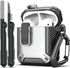 Airpods Case 2 and 1 with Cleaning Kit, Apple AirPods 2nd Generation/1st Generation Charging Case with Keychain, Anti-Fall Latch Design, Front LED...