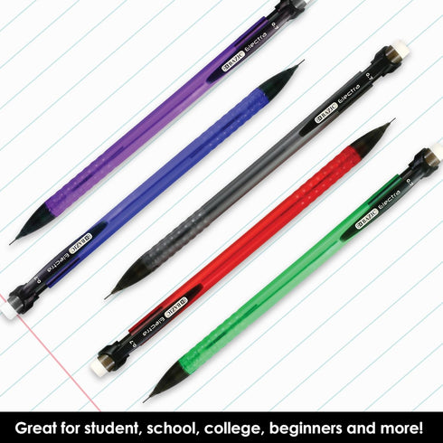 BAZIC Mechanical Pencil Electra 0.7mm, Smooth Writing Pencils Lead, Latex Free Eraser, for Drafting Drawing Sketching (5/Pack), 1-Pack...